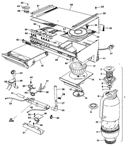 Thermal Carafe Coffeemaker Diagram and Parts List for PDC403A  Black and Decker Coffee Maker